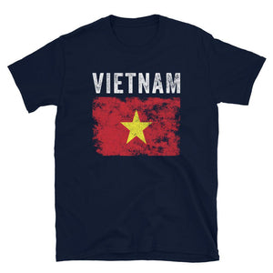 Vietnam Flag Distressed Vietnamese Flag T-Shirt