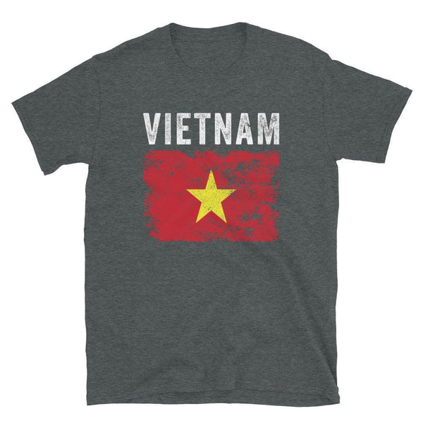 Vietnam Flag Distressed Vietnamese Flag T-Shirt