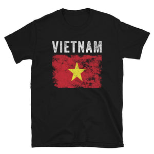 Vietnam Flag Distressed Vietnamese Flag T-Shirt