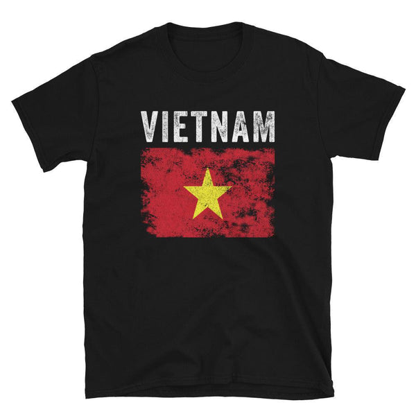 Vietnam Flag Distressed Vietnamese Flag T-Shirt
