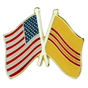 Vietnam Friendship Flag Lapel Pin Collection - Enamel Pin Flag