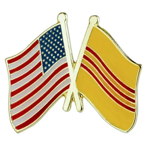 Vietnam Friendship Flag Lapel Pin Collection - Enamel Pin Flag