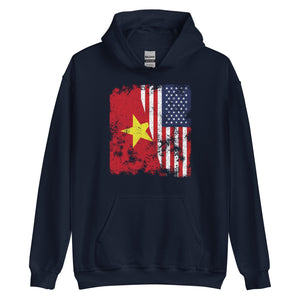 Vietnam USA Flag Hoodie