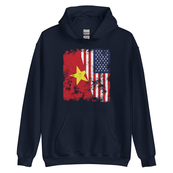 Vietnam USA Flag Hoodie