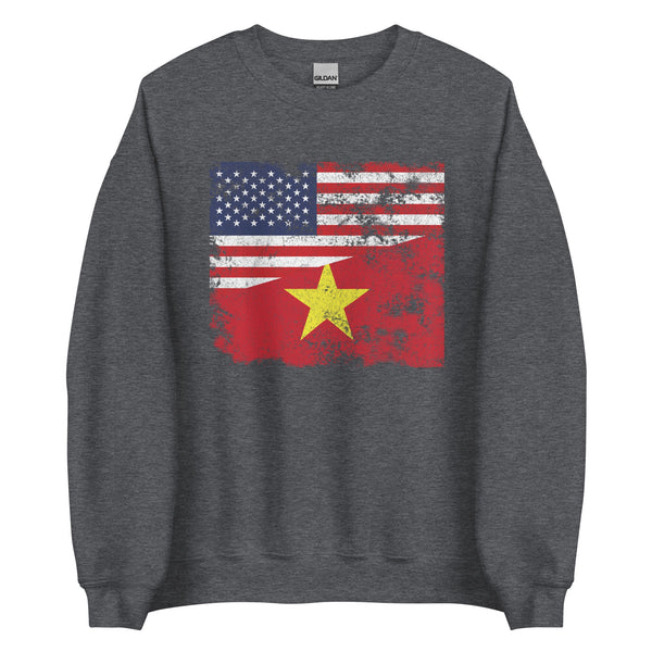 Vietnam USA Flag Sweatshirt