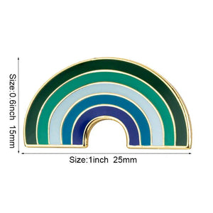 Vincian Pride Flag Lapel Pins - LGBTQIA2S+ Enamel Pin Flag