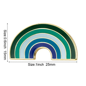 Vincian Pride Flag Lapel Pins - LGBTQIA2S+ Enamel Pin Flag