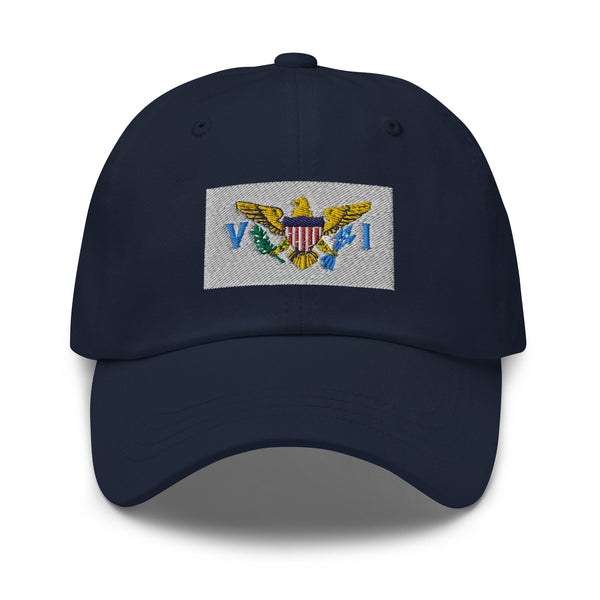 Virgin Islands USA Flag Cap - Adjustable Embroidered Dad Hat