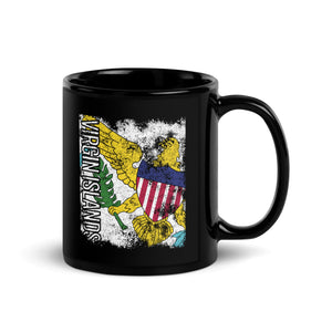 Virgin Islands Usa Flag - Distressed Flag Mug