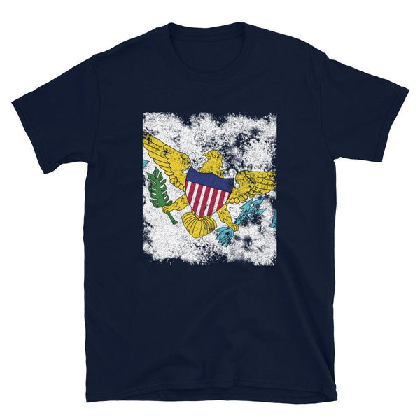 Virgin Islands Usa Flag - Distressed Flag T-Shirt