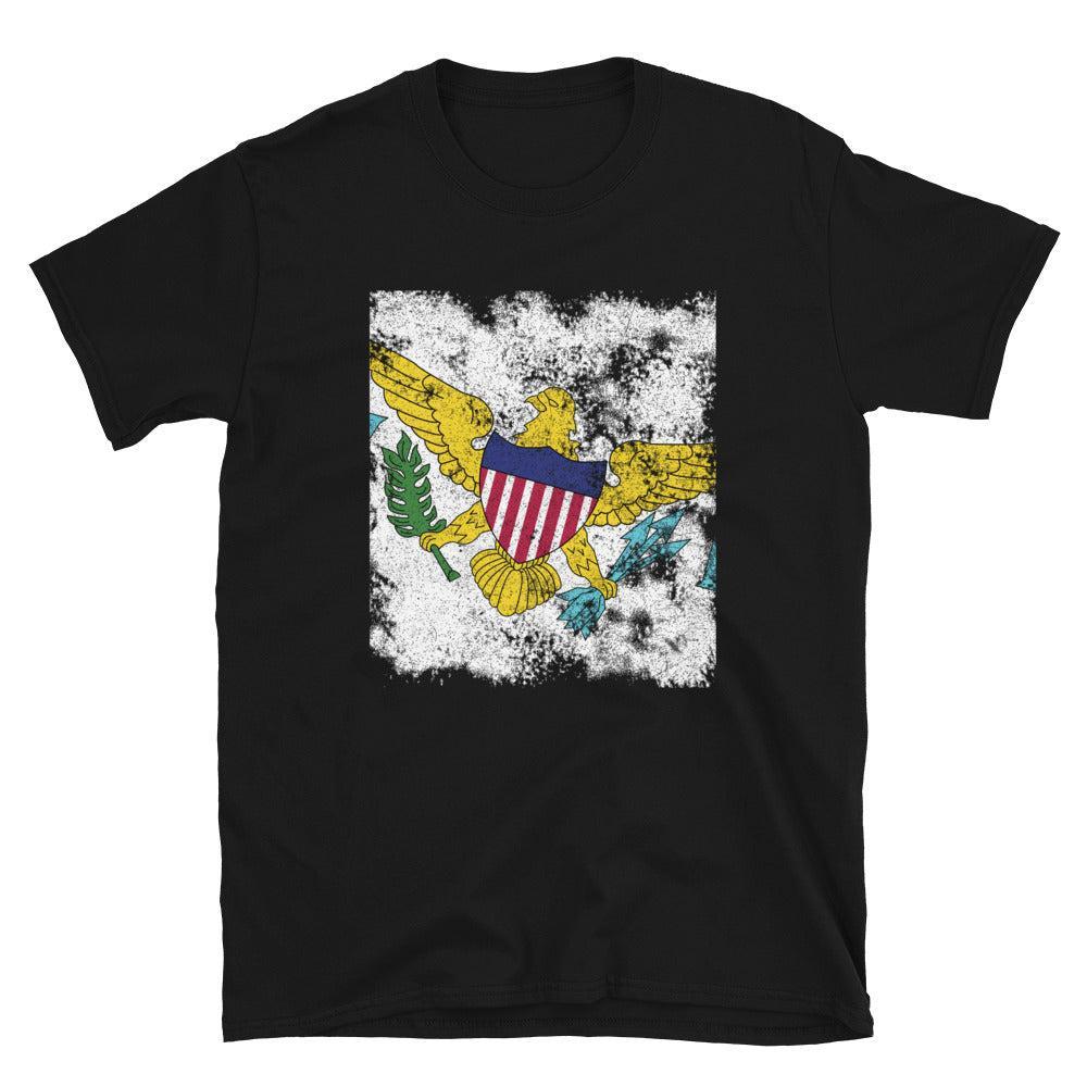 Virgin Islands Usa Flag - Distressed Flag T-Shirt