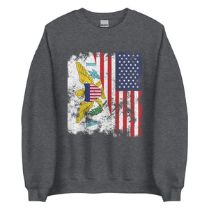 Virgin Islands Usa USA Flag Sweatshirt