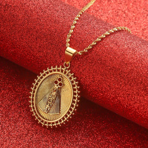 Virgin Mary Pendant Necklace