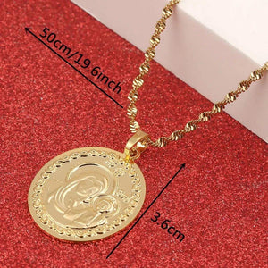 Virgin Mary Pendant Necklace