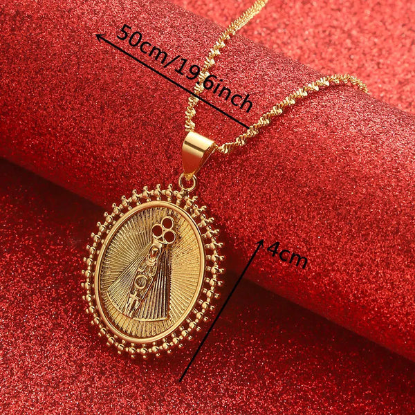 Virgin Mary Pendant Necklace