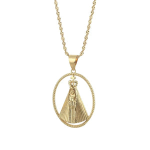 Virgin Mary Pendant Necklace