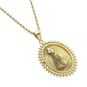 Virgin Mary Pendant Necklace