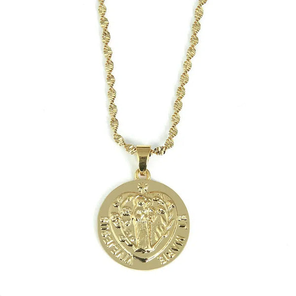 Virgin Mary Pendant Necklace