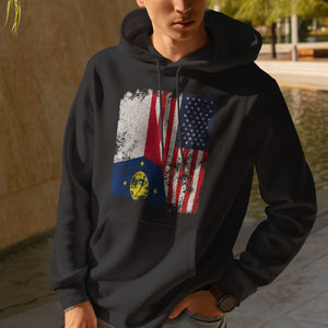 Wake Island USA Flag Hoodie