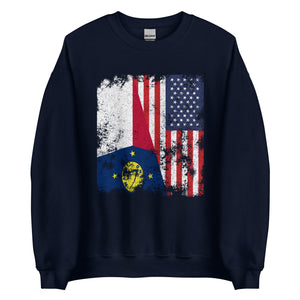 Wake Island USA Flag Sweatshirt