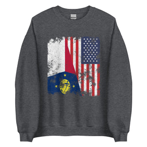 Wake Island USA Flag Sweatshirt