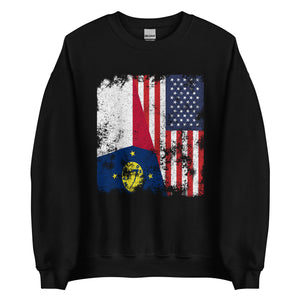 Wake Island USA Flag Sweatshirt