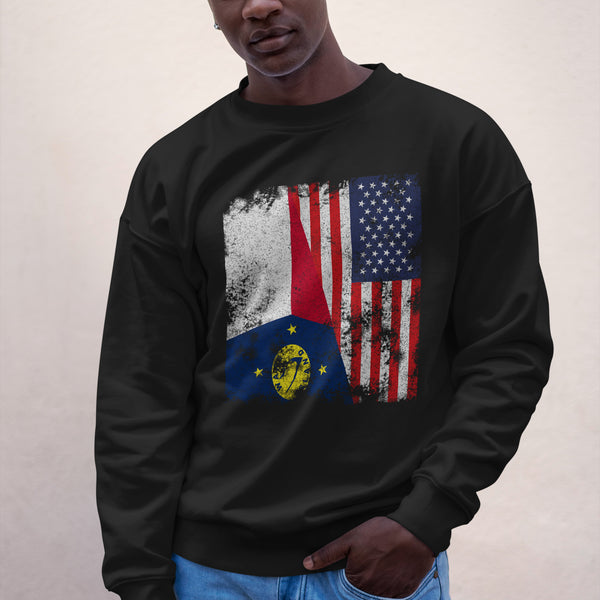 Wake Island USA Flag Sweatshirt