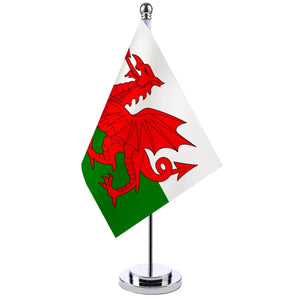 Wales Desk Flag - Small Office Table Flag