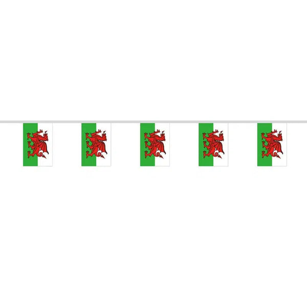 Wales Flag Bunting Banner - 20Pcs