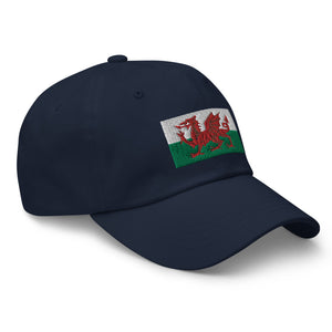 Wales Flag Cap - Adjustable Embroidered Dad Hat