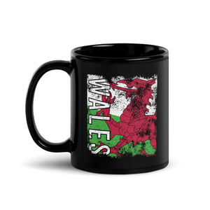 Wales Flag - Distressed Flag Mug