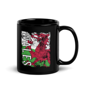 Wales Flag - Distressed Flag Mug