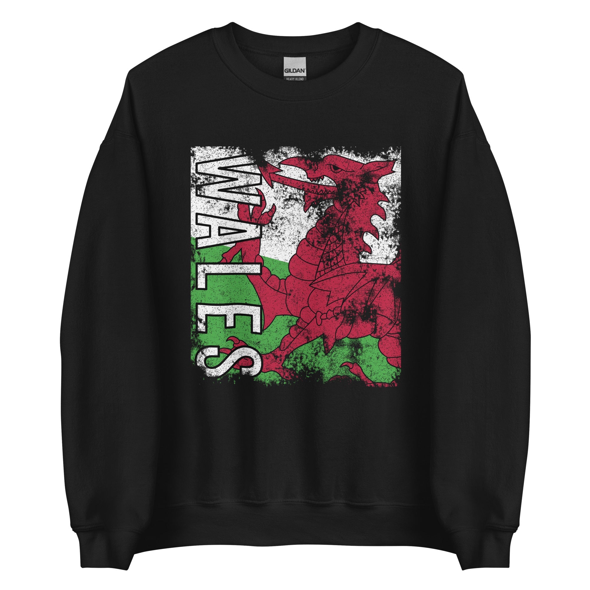 Wales Flag - Distressed Flag Sweatshirt