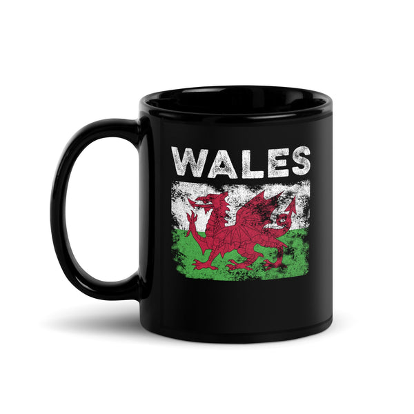 Wales Flag Distressed - Welsh Flag Mug