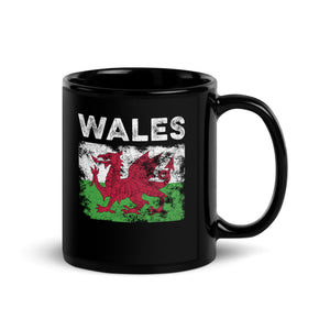 Wales Flag Distressed - Welsh Flag Mug