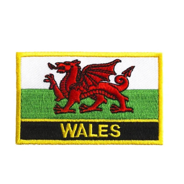 Wales Flag Patch - Sew On/Iron On Patch