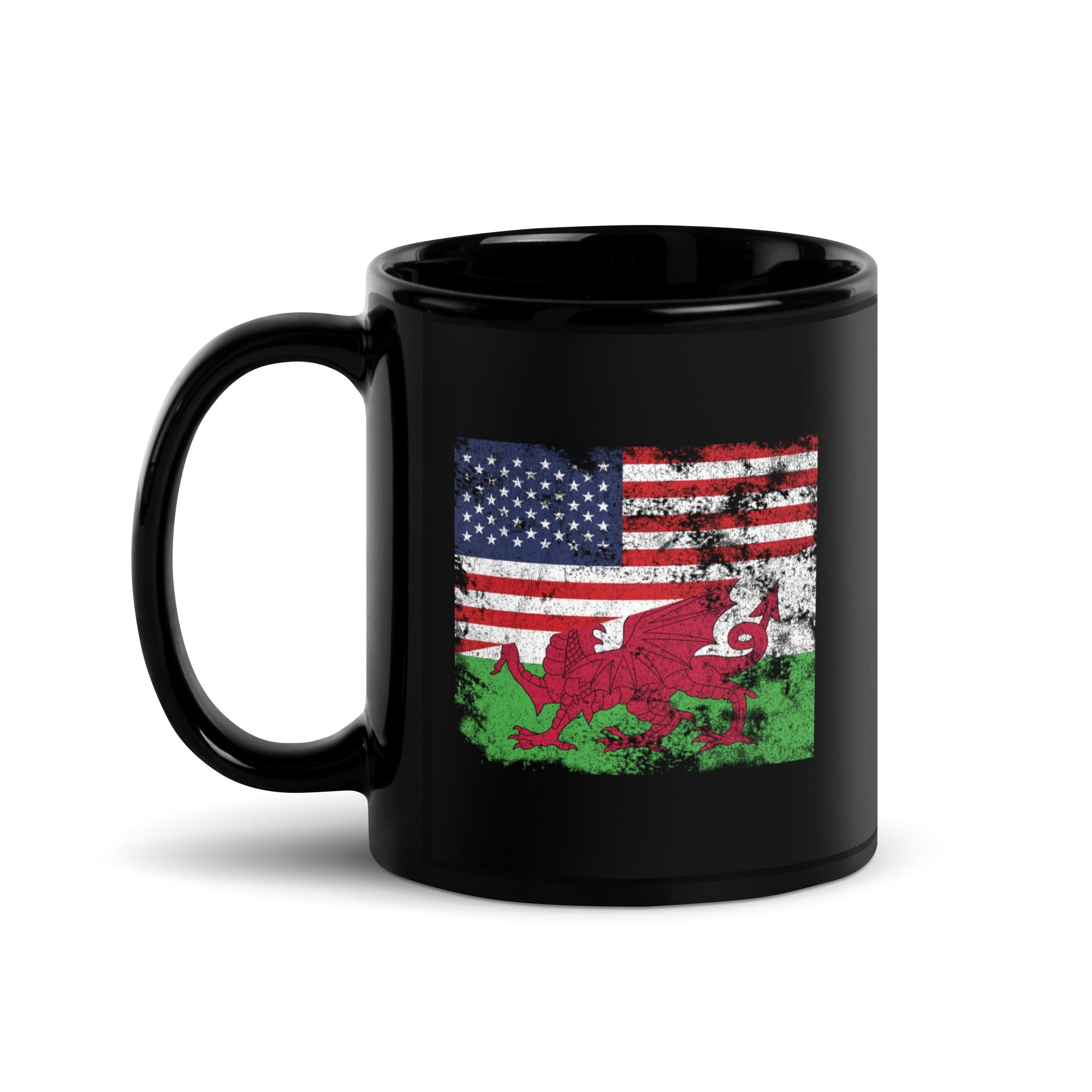 Wales USA Flag Mug