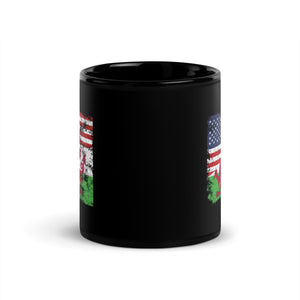 Wales USA Flag Mug