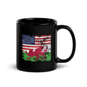 Wales USA Flag Mug