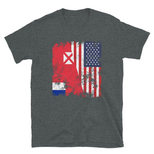 Wallis and Futuna USA Flag T-Shirt