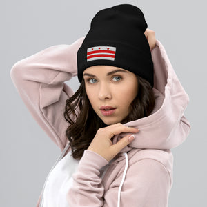 Washington DC Flag Beanie - Embroidered Winter Hat