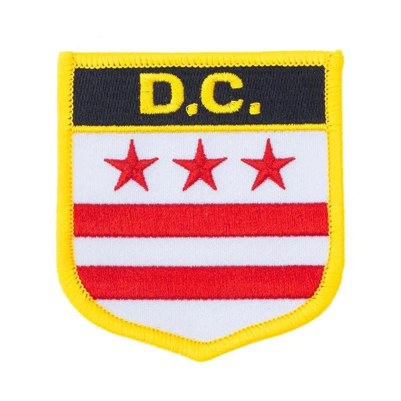 Washington DC Flag Patch - Sew On/Iron On Patch