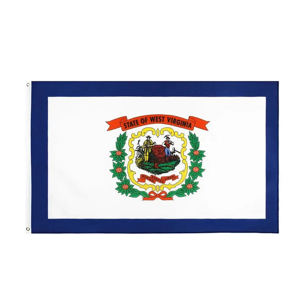 West Virginia State Flag - 90x150cm(3x5ft) - 60x90cm(2x3ft)