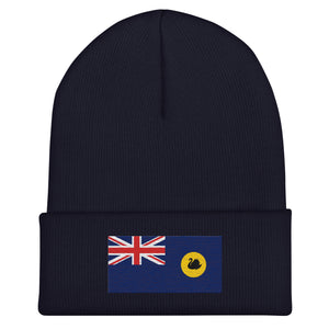 Western Australia Flag Beanie - Embroidered Winter Hat