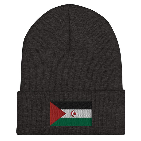 Western Sahara Flag Beanie - Embroidered Winter Hat