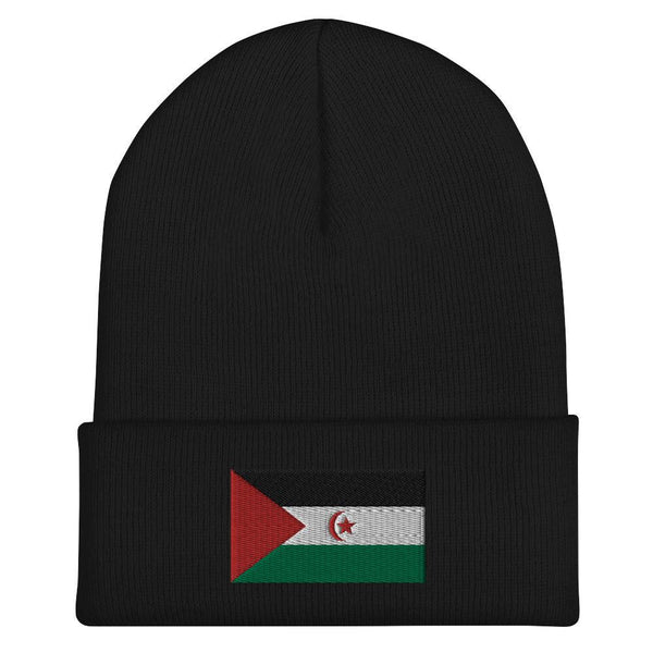 Western Sahara Flag Beanie - Embroidered Winter Hat