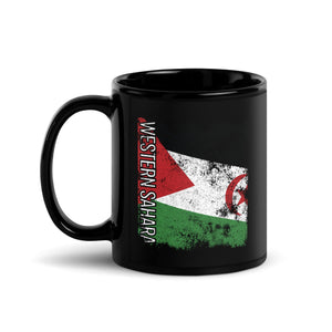 Western Sahara Flag - Distressed Flag Mug