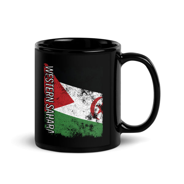 Western Sahara Flag - Distressed Flag Mug