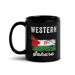 Western Sahara Flag Vintage Sahrawi Flag Mug