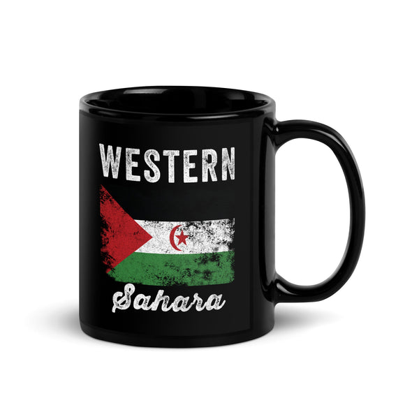 Western Sahara Flag Vintage Sahrawi Flag Mug